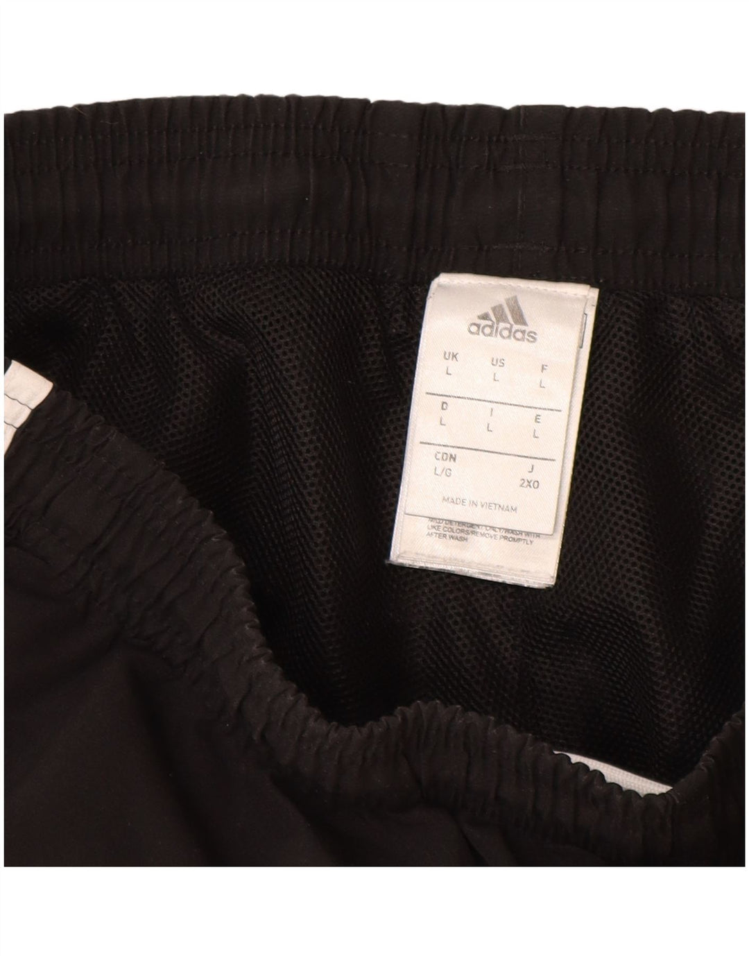 Adidas Mens Climalite Graphic Tracksuit Trousers Large  Black Polyester