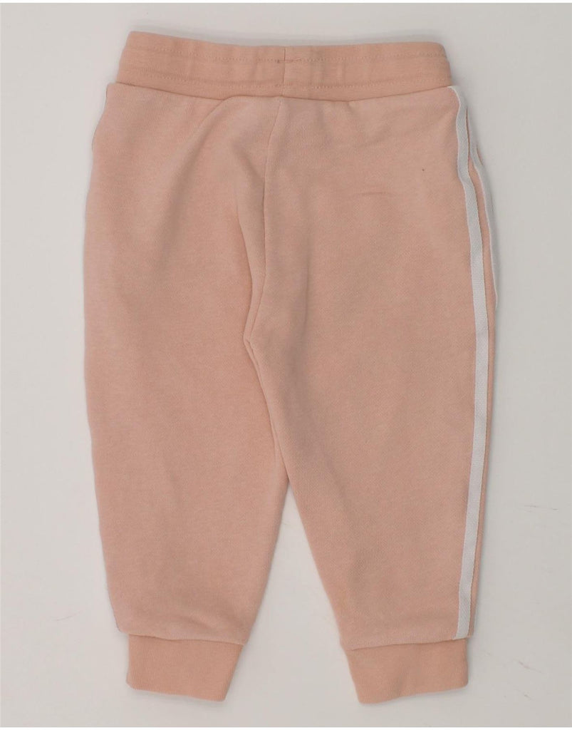 ADIDAS Baby Girls Joggers Tracksuit Trousers 12-18 Months Orange Cotton | Vintage Adidas | Thrift | Second-Hand Adidas | Used Clothing | Messina Hembry 