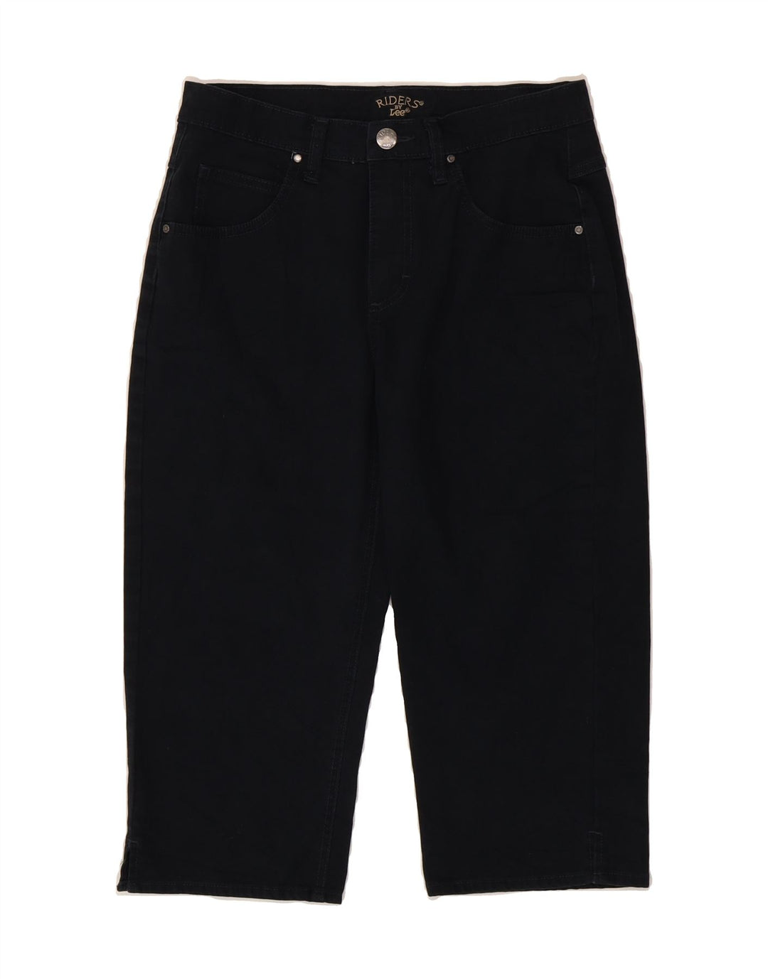 LEE Womens Riders Capri Jeans W30 L19 Navy Blue Vintage Lee and Second-Hand Lee from Messina Hembry 