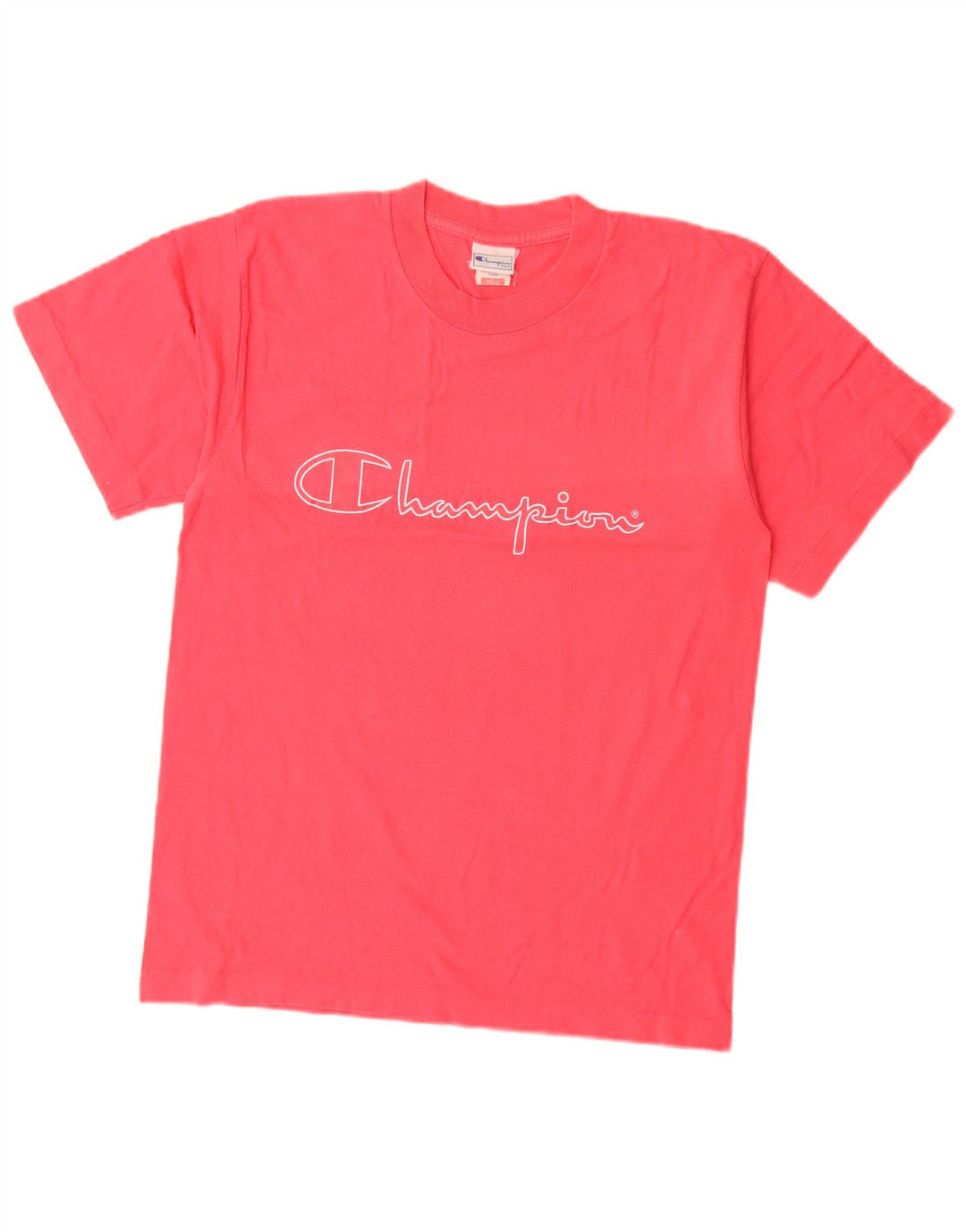 Champion Mens Graphic T-Shirt Top Small Pink Cotton