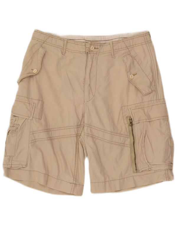 Polo Ralph Lauren Mens Cargo Shorts W31 Medium Beige Cotton
