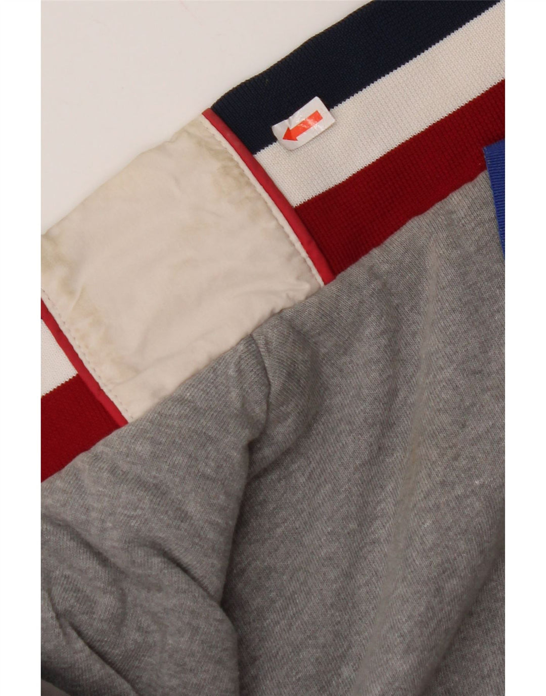 NORTH SAILS Mens Graphic Bomber Jacket UK 42 XL Grey Colourblock Polyamide