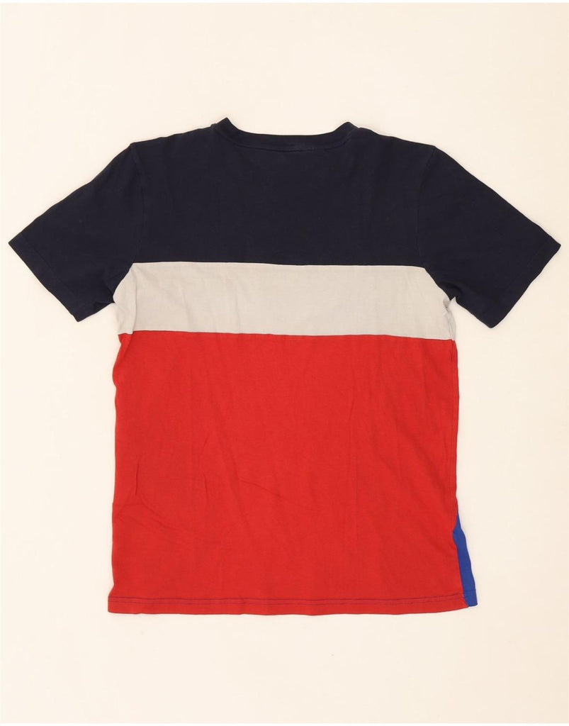 ADIDAS Boys Graphic T-Shirt Top 15-16 Years Multicoloured Colourblock Vintage Adidas and Second-Hand Adidas from Messina Hembry 