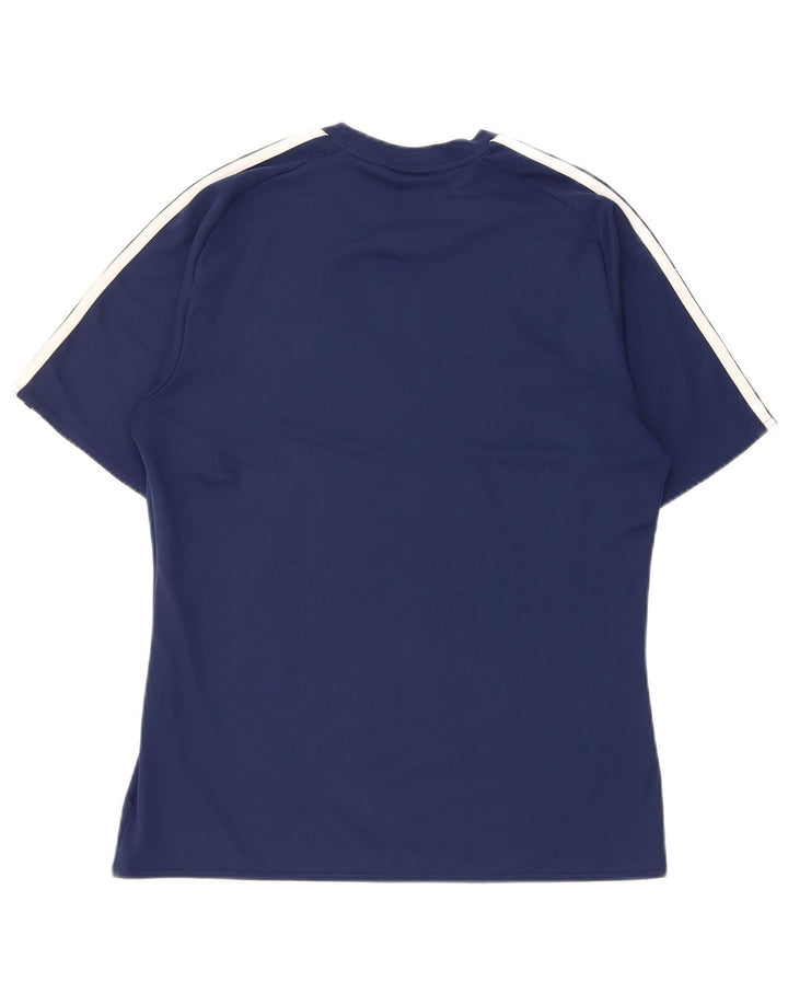 Adidas Mens Climalite T-Shirt Top Small Navy Blue Polyester