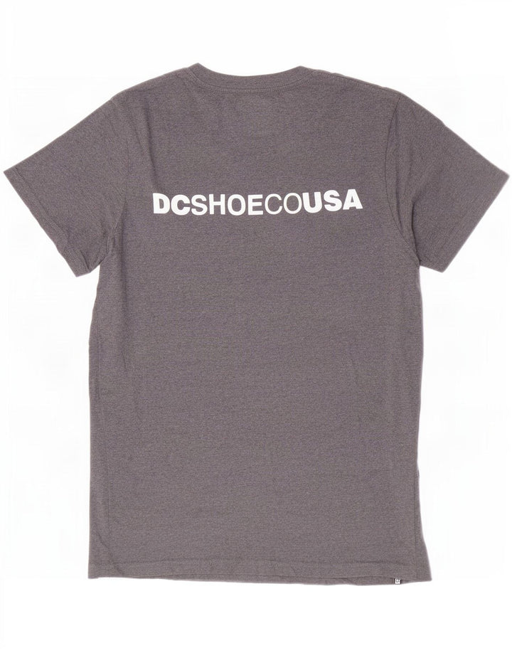 DC Mens Graphic T-Shirt Top Small Grey
