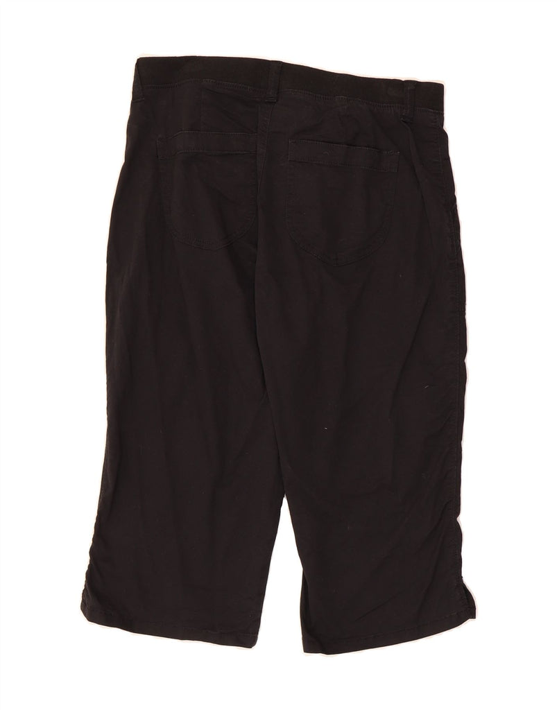 LEE Womens Mid Rise Relaxed Fit Bermuda Shorts US 12 Large W32  Black Vintage Lee and Second-Hand Lee from Messina Hembry 