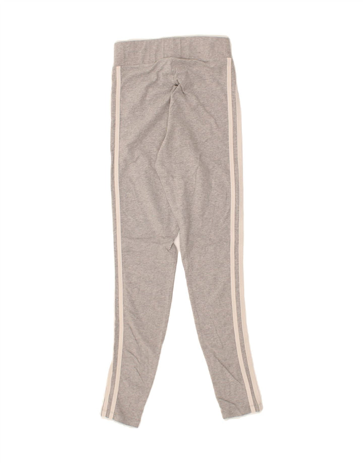 ADIDAS Womens Leggings UK 6 XS Grey Cotton Vintage Adidas and Second-Hand Adidas from Messina Hembry 