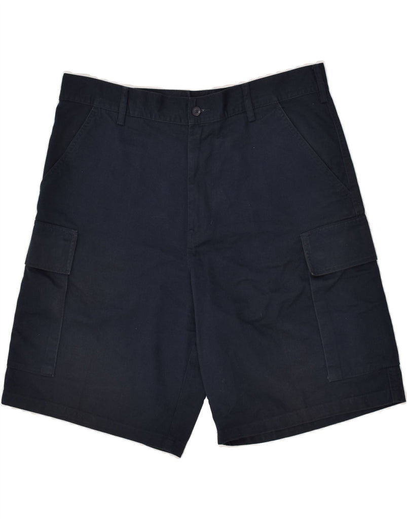 AVIREX Mens Cargo Shorts W36 Large  Navy Blue Cotton | Vintage Avirex | Thrift | Second-Hand Avirex | Used Clothing | Messina Hembry 