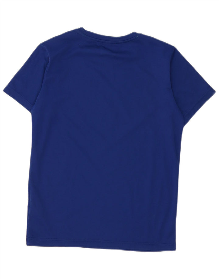 Champion Boys Graphic T-Shirt Top 11-12 Years Large Blue Polyester