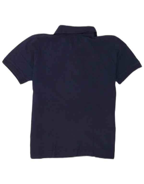 Kappa Womens Polo Shirt UK 12 Medium Navy Blue Cotton
