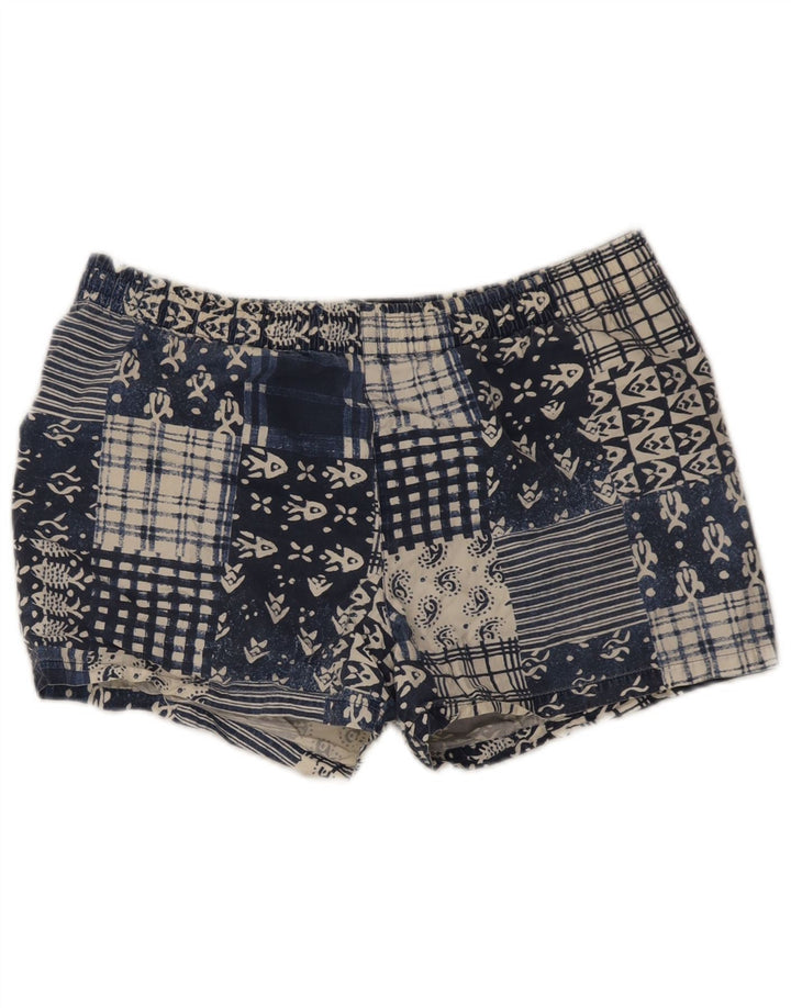 Colmar Mens Swimming Shorts IT 50 Large Blue Patchwork Cotton