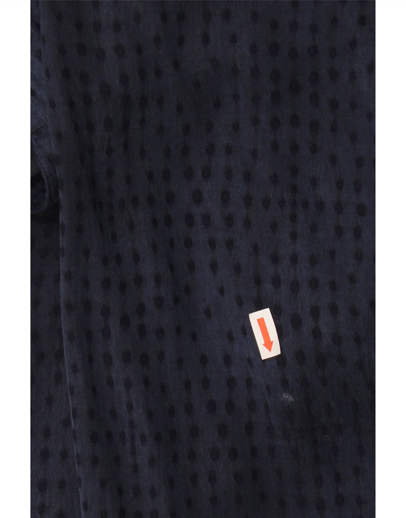 TED BAKER Womens Oversized Maxi Dress Size 1 XS Navy Blue Spotted Vintage Ted Baker and Second-Hand Ted Baker from Messina Hembry 