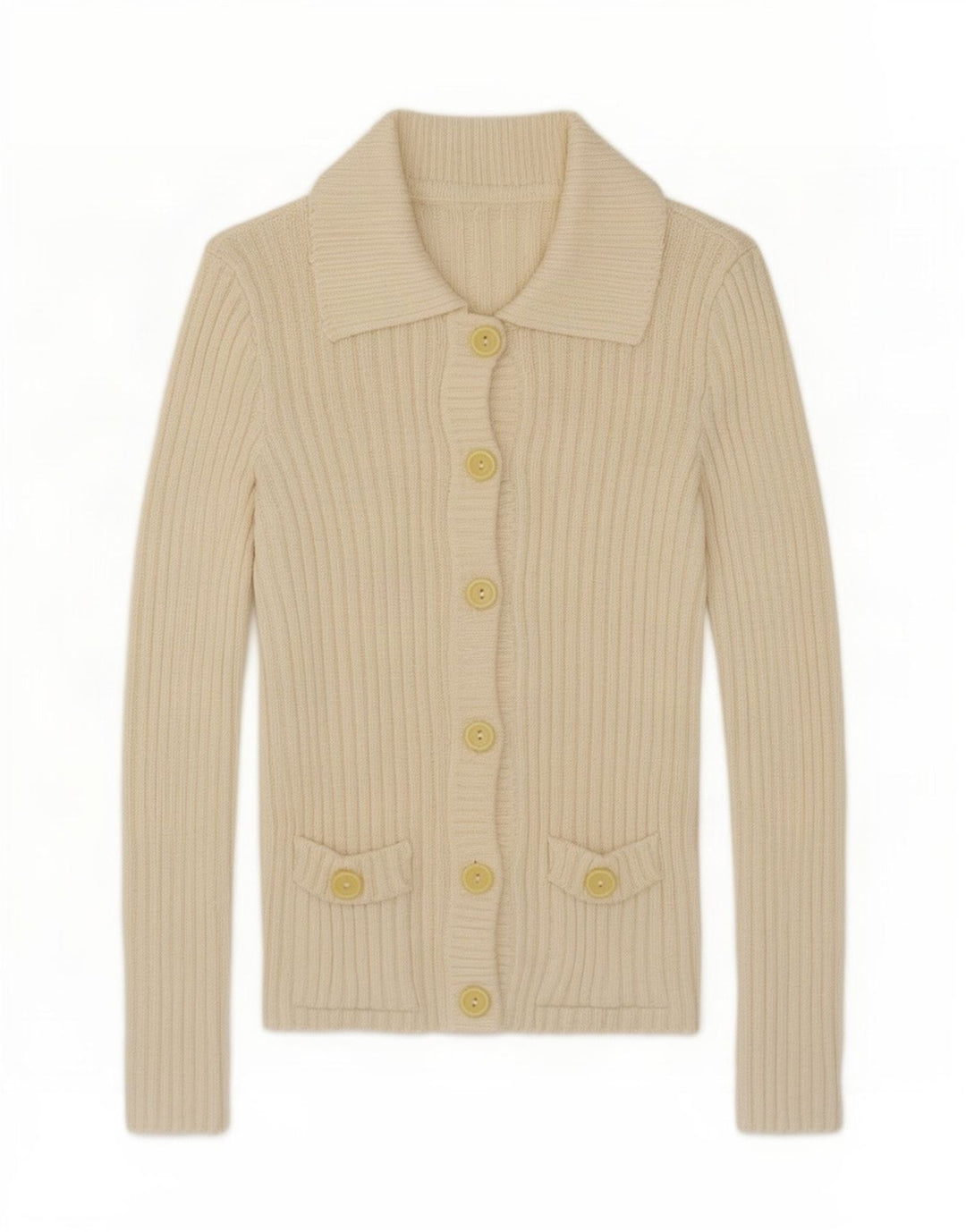 Vintage Womens Cardigan Sweater Medium Off White
