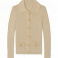 Vintage Womens Cardigan Sweater Medium Off White