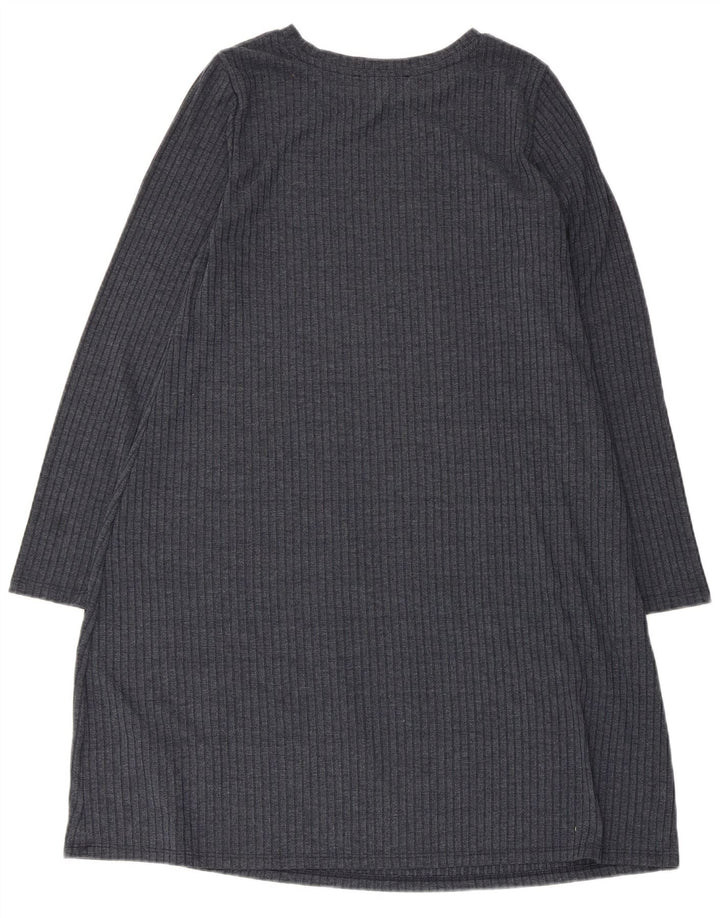 Marks & Spencer Womens Jumper Dress UK 10 Small Navy Blue Polyester