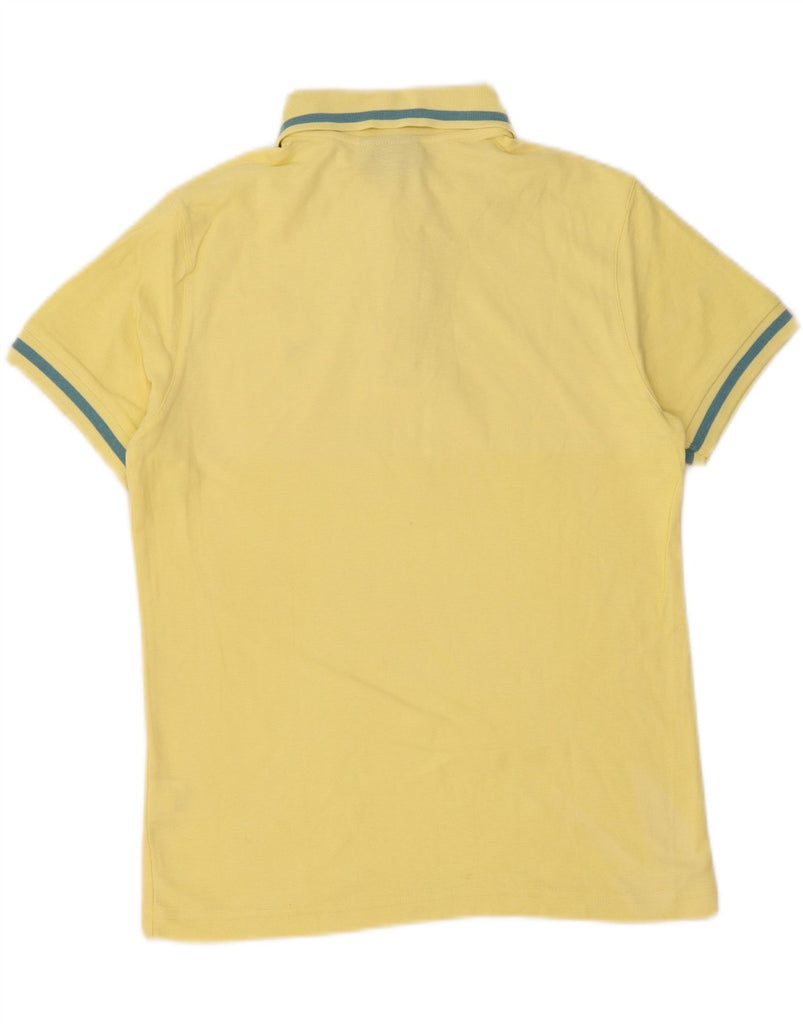 DIADORA Mens Polo Shirt Small Yellow Cotton Vintage Diadora and Second-Hand Diadora from Messina Hembry 