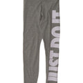Nike Womens Graphic Leggings UK 10 Small Grey Cotton