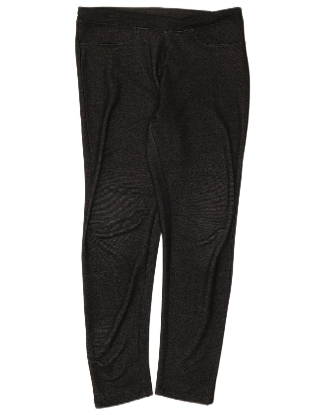 Ellesse Womens Leggings UK 12 Medium Black Rayon