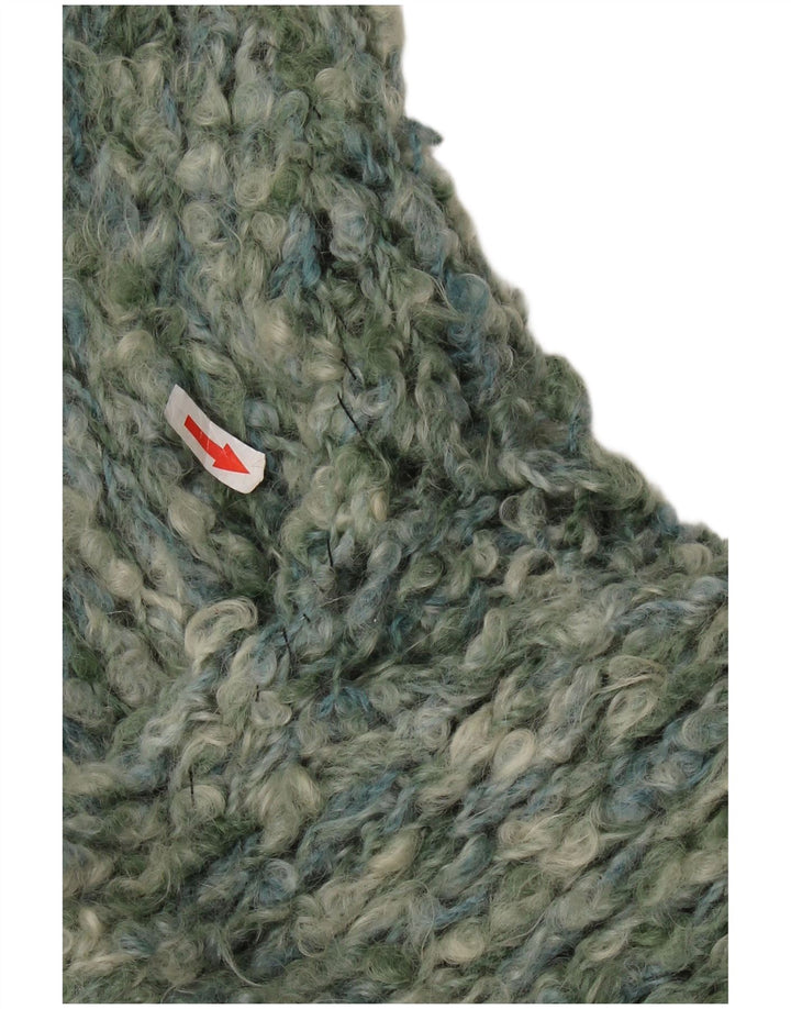 VINTAGE Womens Longline Cardigan Sweater UK 18 XL Green