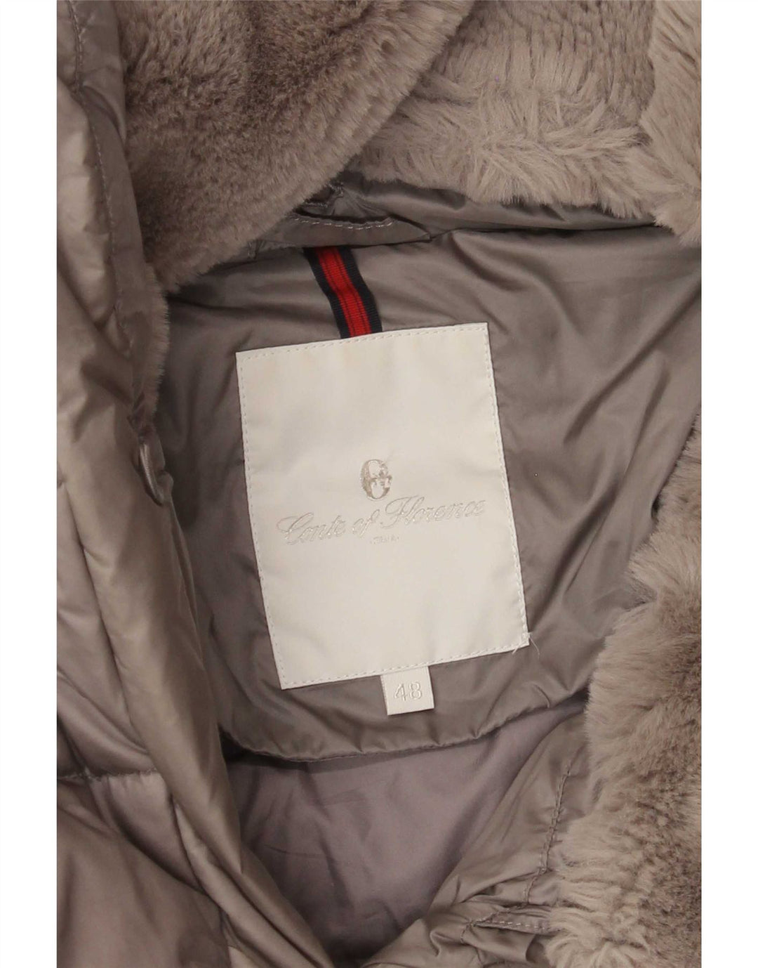 Conte of Florence Womens Padded Jacket IT 48 XL Grey