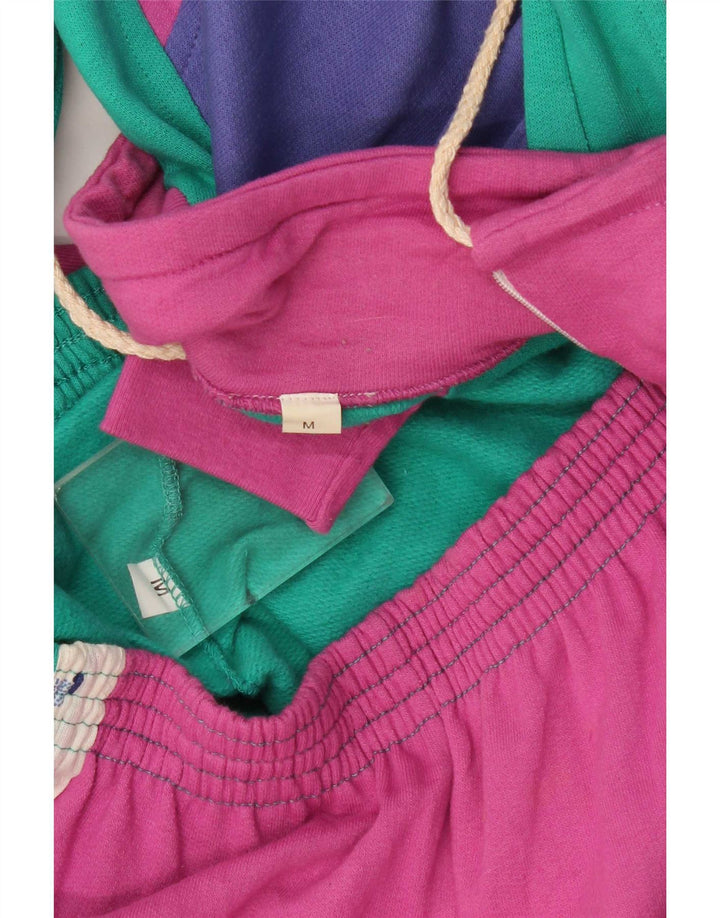 Vintage Womens Full Tracksuit UK 14 Medium Multicoloured Colourblock