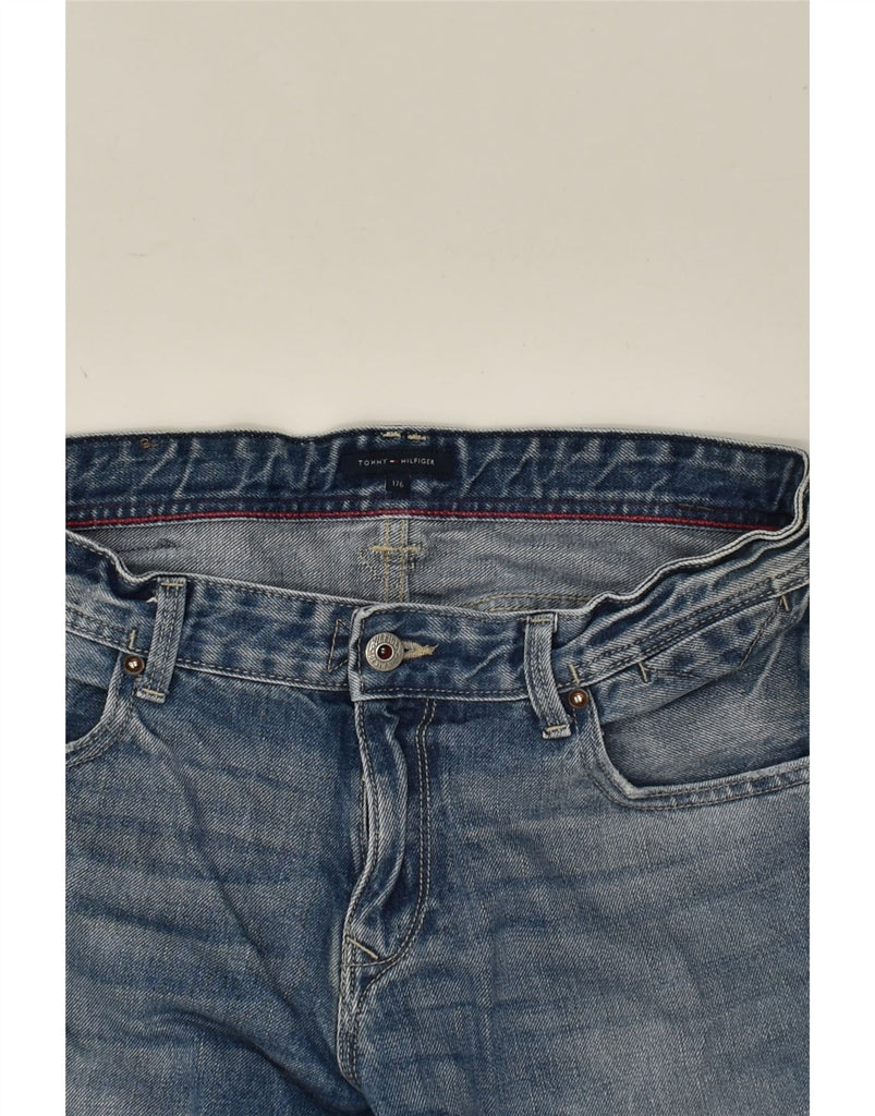 TOMMY HILFIGER Boys Straight Jeans 15-16 Years W32 L32 Blue Cotton | Vintage Tommy Hilfiger | Thrift | Second-Hand Tommy Hilfiger | Used Clothing | Messina Hembry 