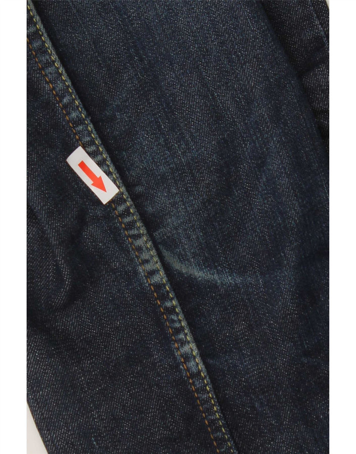Levi's Womens Slim Jeans W30 L27 Navy Blue Cotton