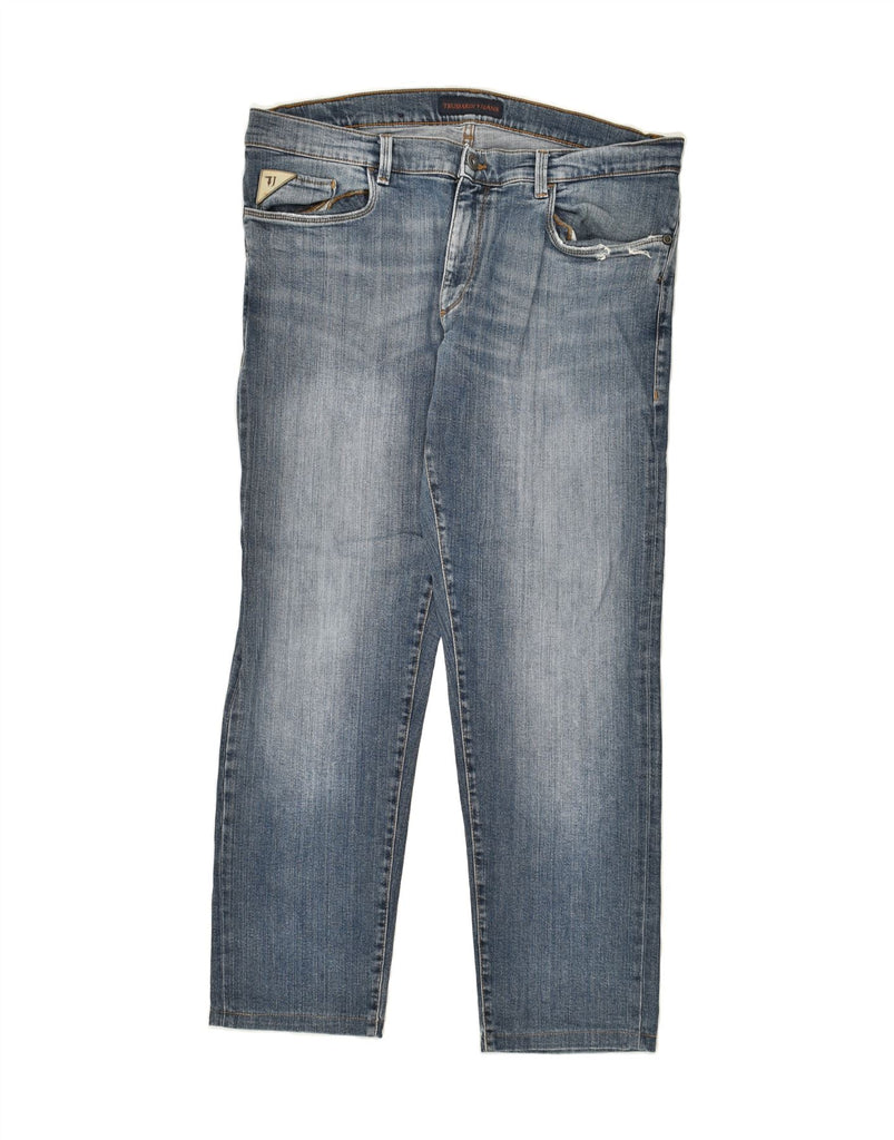 TRUSSARDI Mens Slim Jeans W38 L30 Blue | Vintage Trussardi | Thrift | Second-Hand Trussardi | Used Clothing | Messina Hembry 