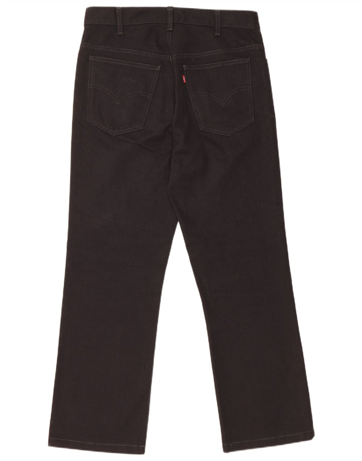 Levi's Mens Straight Jeans W33 L29 Black Cotton