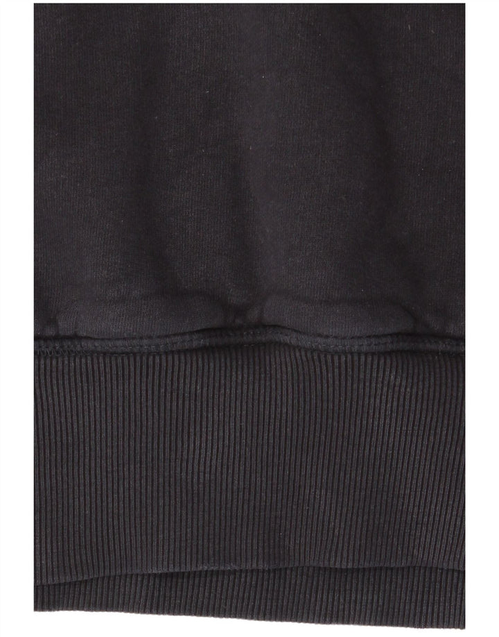 Superdry Mens Graphic Hoodie Jumper Medium Black Cotton