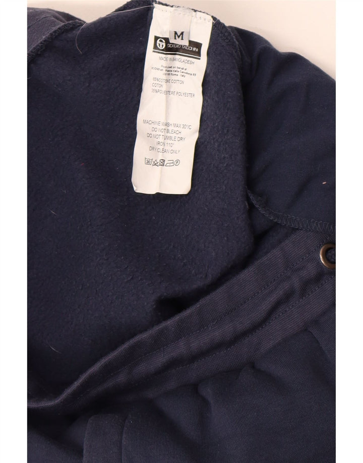 Sergio Tacchini Mens Tracksuit Trousers Joggers Medium  Navy Blue Cotton