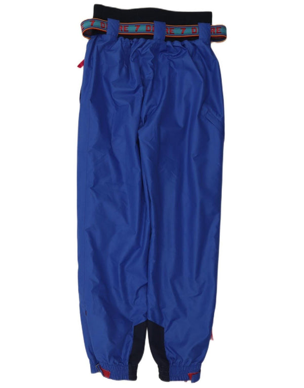 Degre 7 Womens High Waist Ski Trousers IT 48 XL  Blue Colourblock Polyester