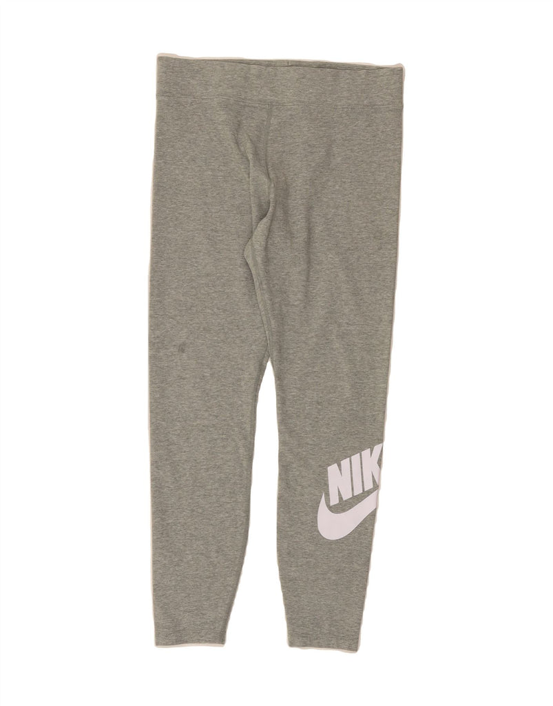 NIKE Womens Graphic Leggings UK 14 Large Grey Cotton Vintage Nike and Second-Hand Nike from Messina Hembry 