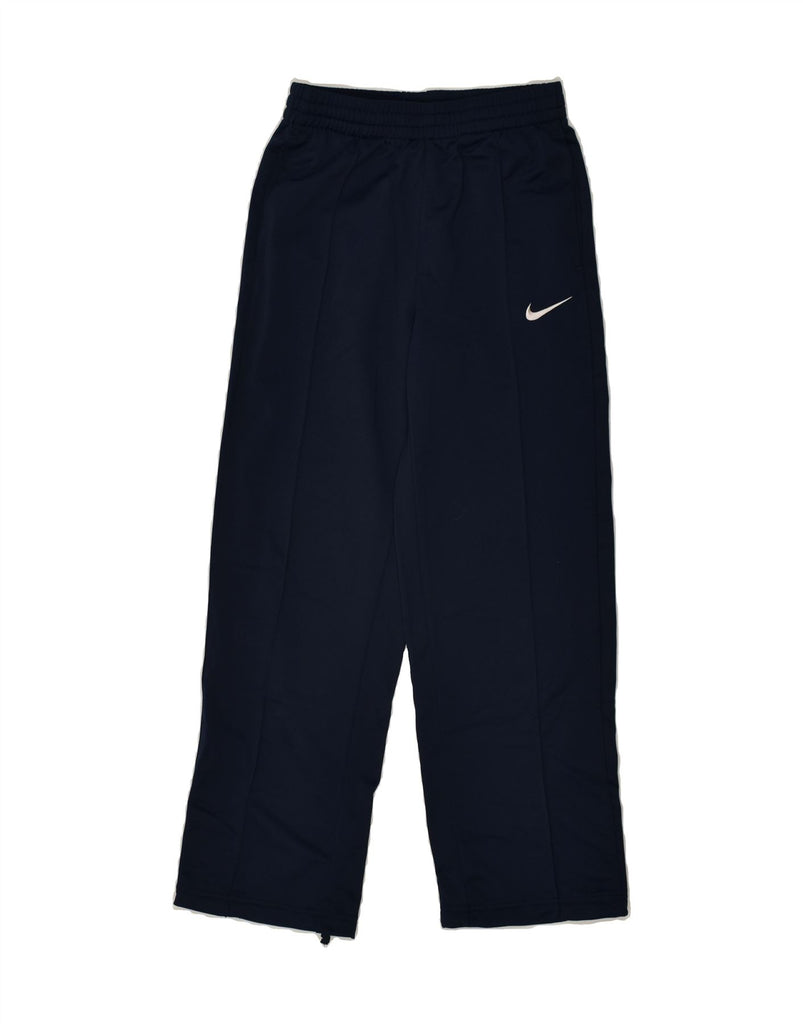 NIKE Boys Tracksuit Trousers 10-11 Years Medium Navy Blue Polyester | Vintage Nike | Thrift | Second-Hand Nike | Used Clothing | Messina Hembry 