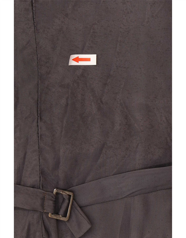 Vintage Mens Waistcoat Small Grey