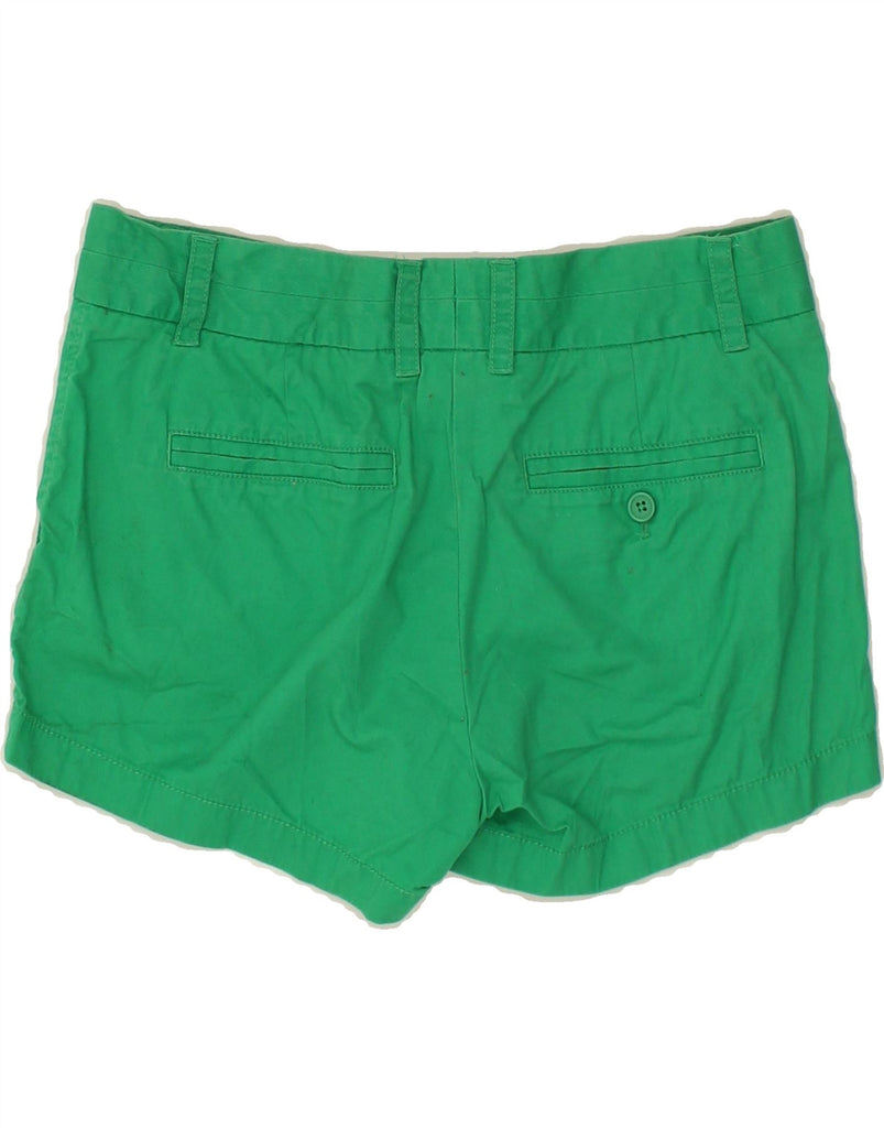 J. CREW Womens Chino Shorts US 4  Small W30 Green Cotton | Vintage J. Crew | Thrift | Second-Hand J. Crew | Used Clothing | Messina Hembry 