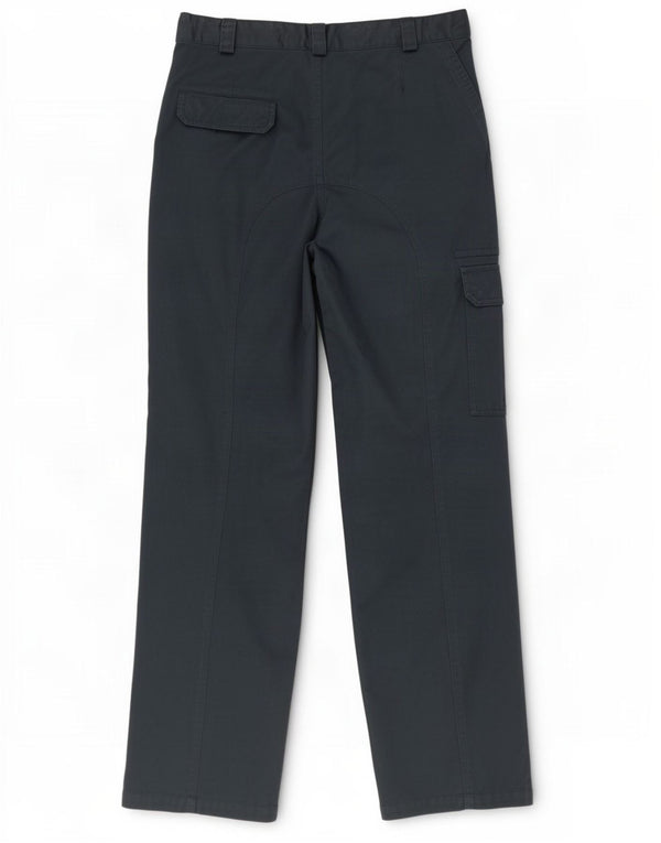 Adidas Mens Straight Cargo Trousers Small W32 L31 Navy Blue Cotton