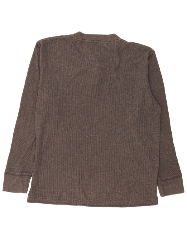 Wrangler Mens Top Long Sleeve Medium Grey