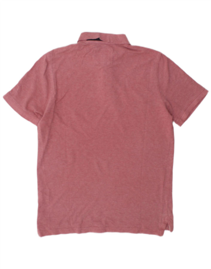 Crew Clothing Mens Polo Shirt Medium Pink Cotton