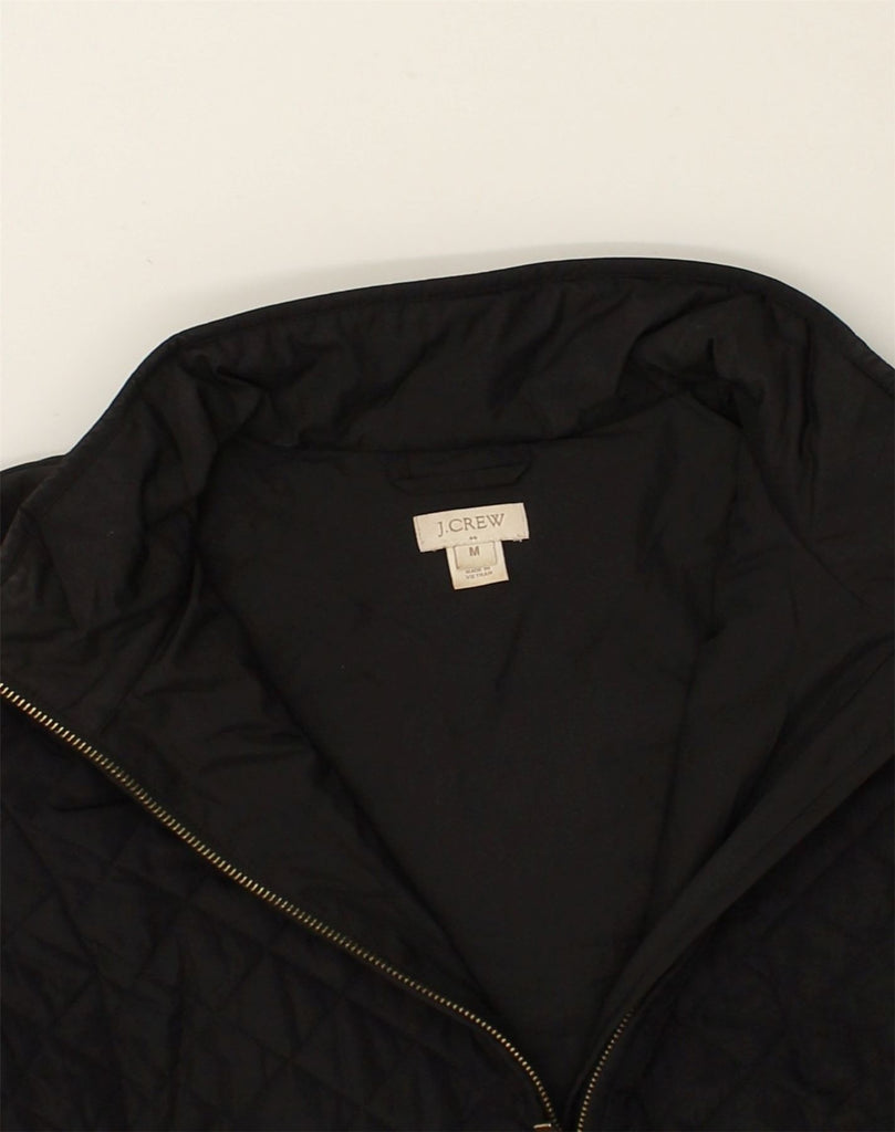 J. CREW Mens Quilted Jacket UK 38 Medium Black Polyester | Vintage J. Crew | Thrift | Second-Hand J. Crew | Used Clothing | Messina Hembry 