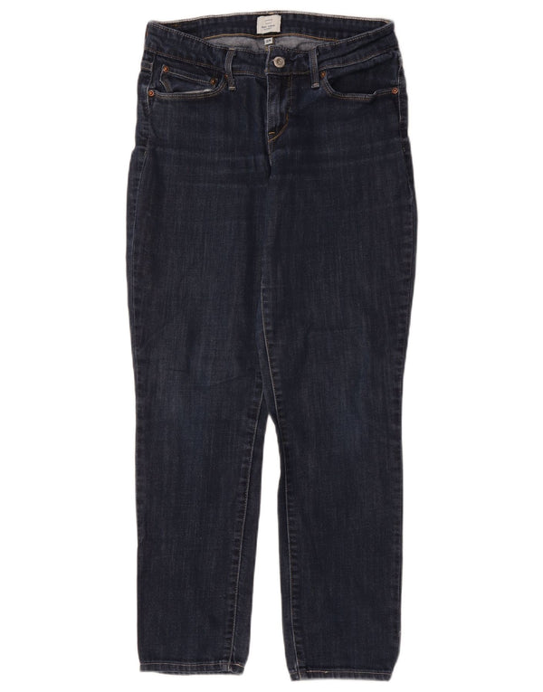 Levi's Womens Demi Curve Skinny Jeans W28 L30 Navy Blue Cotton