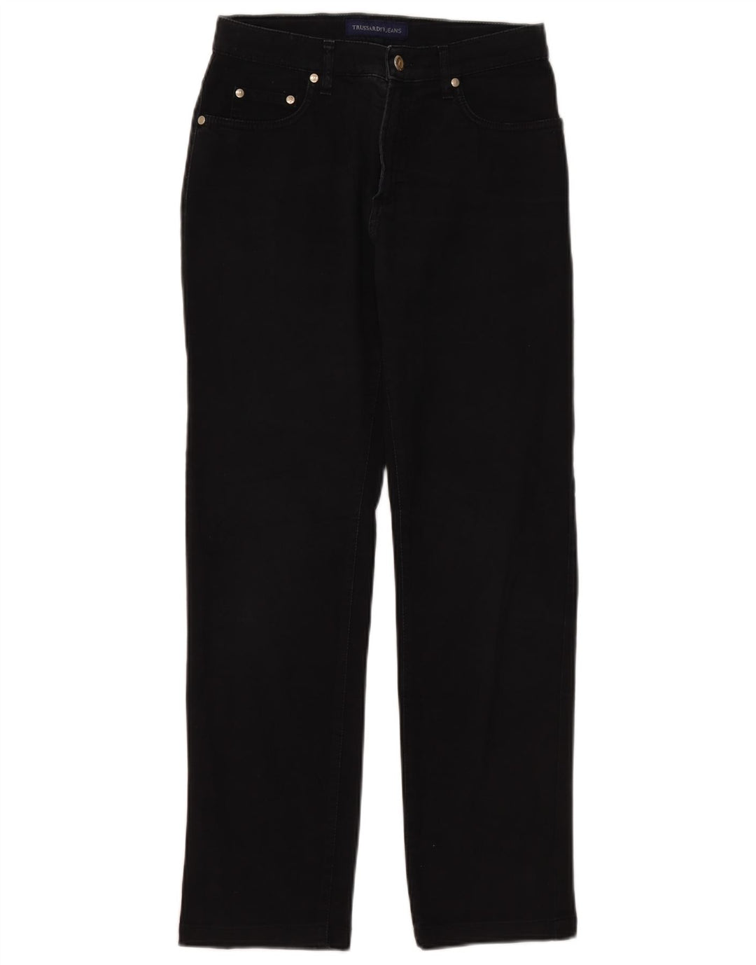 Trussardi Womens Straight Jeans W27 L28 Black
