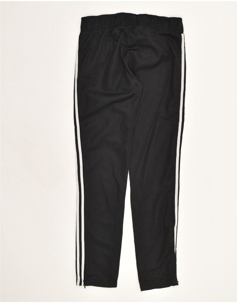ADIDAS Womens Tracksuit Trousers UK 14 Large  Black Polyester | Vintage Adidas | Thrift | Second-Hand Adidas | Used Clothing | Messina Hembry 