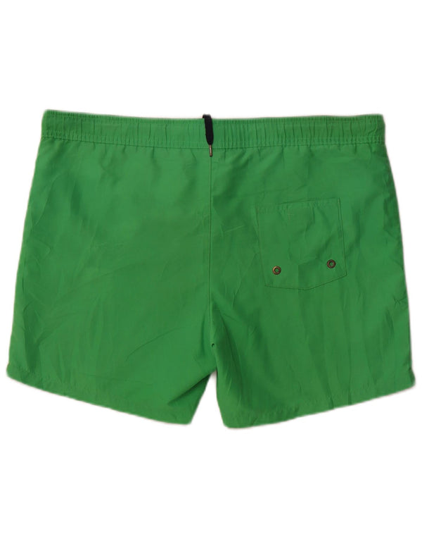 FILA Mens Graphic Swimming Shorts Medium  Green Polyester