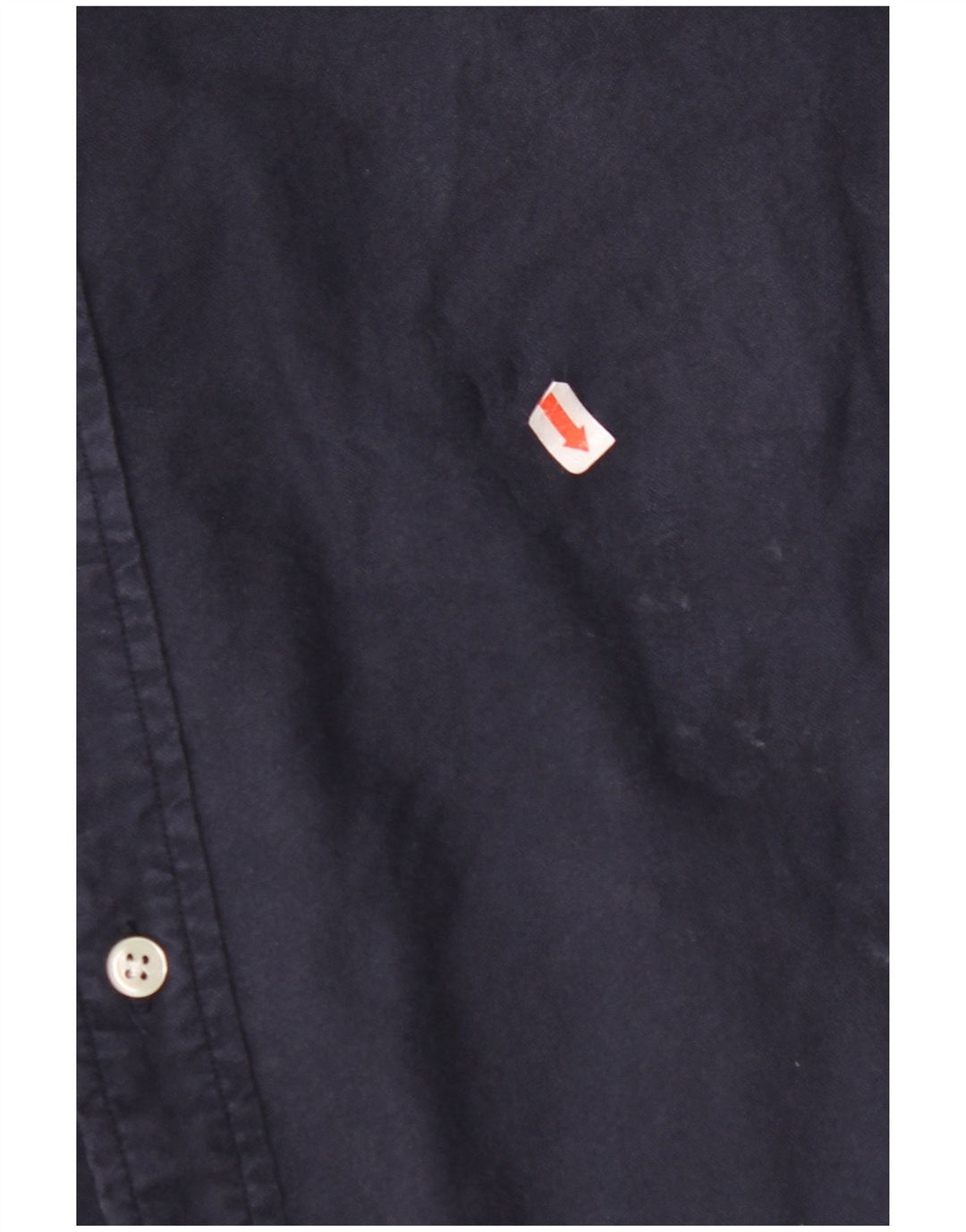 RALPH LAUREN Mens Shirt Small Navy Blue Cotton