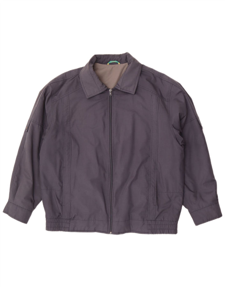 CANDA Mens Bomber Jacket EU 56 3XL Navy Blue Polyester