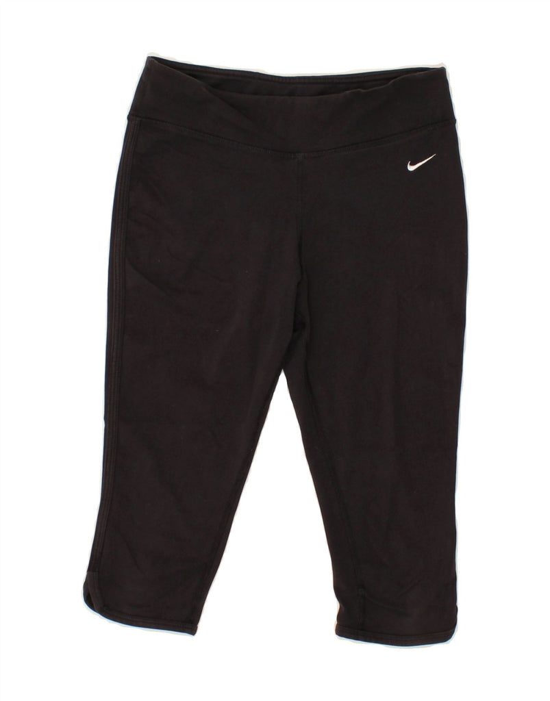 NIKE Womens Dri Fit Capri Leggings UK 8 Small Black Vintage Nike and Second-Hand Nike from Messina Hembry 