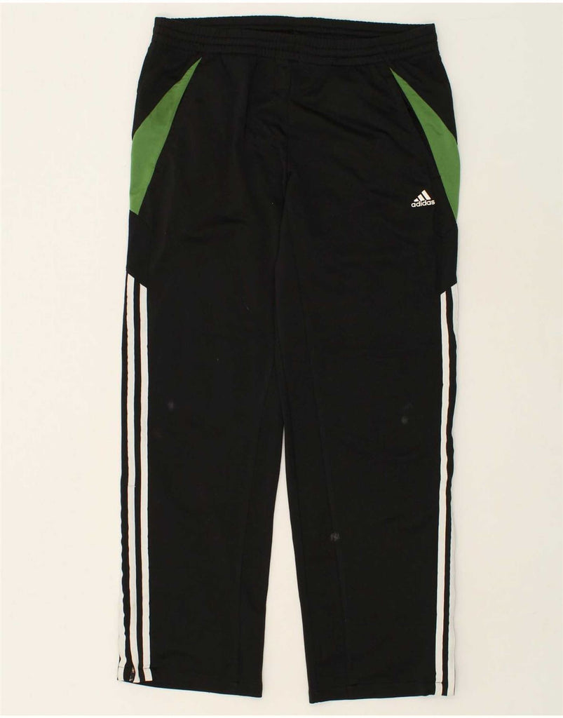 ADIDAS Mens Tracksuit Trousers Large Black Colourblock Polyester Vintage Adidas and Second-Hand Adidas from Messina Hembry 