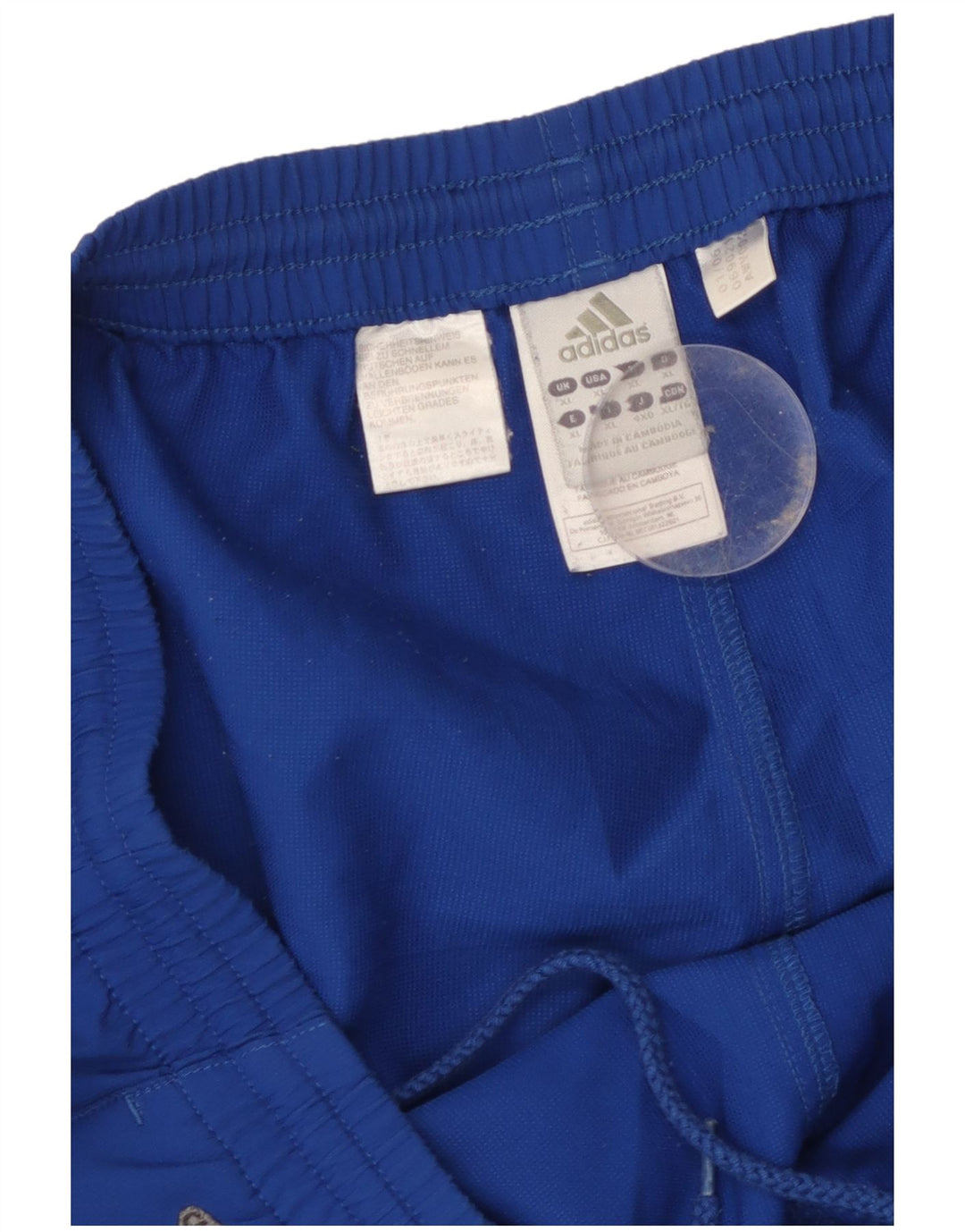 Adidas Mens Climalite Graphic Bermuda Sport Shorts XL Blue Colourblock