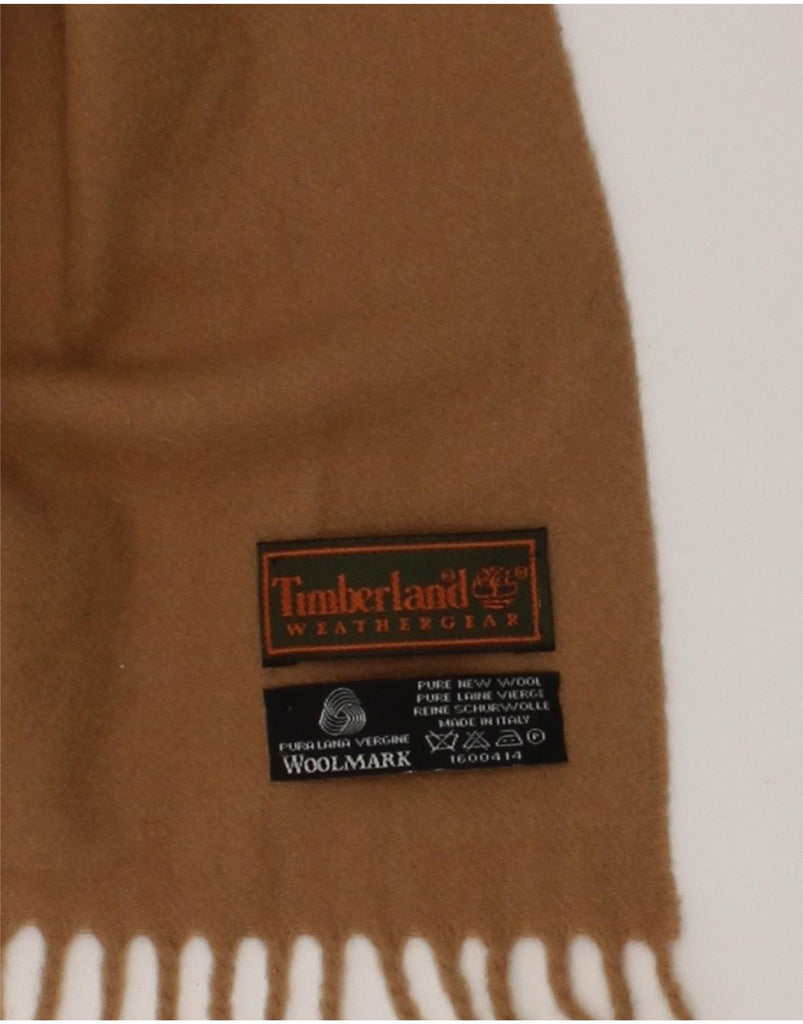TIMBERLAND Mens Rectangle Scarf One Size Brown New Wool | Vintage Timberland | Thrift | Second-Hand Timberland | Used Clothing | Messina Hembry 